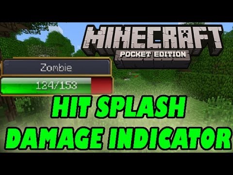 Mob Health Bar Indicator Minecraft PE: Mod Showcase [0.8.1] - YouTube