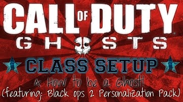 Call of Duty: Ghosts Class Setup
