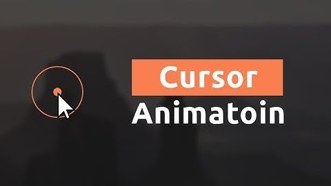Awesome Cursor Animation on MouseMove Using Javascript