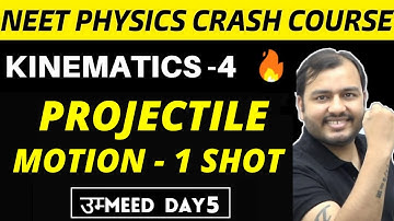 KINEMATICS 04 || PROJECTILE MOTION in ONE SHOT ||  ALL Tricks & Concepts | NEET Physics Crash Course
