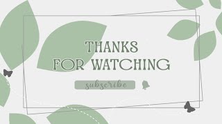 Outro Thanks For Watching Aesthetic 1 No Copyright