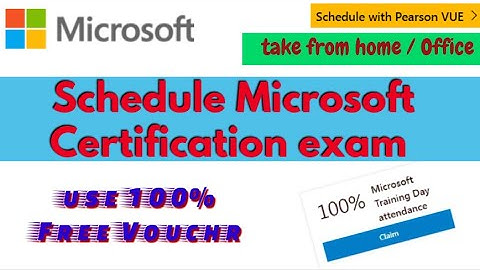 How to schedule Microsoft Certification Exam // Schedule with FREE voucher