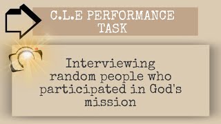 3RD GRADING C.L.E PERFORMANCE TASK [ GRADE 8 OL OF MIRACULOUS MEDAL 🏅]