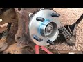Land Rover Discovery 2 - replacing front wheel bearing