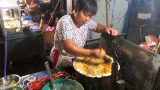 Dinner in luoyang flatbread, kfc, deep ...