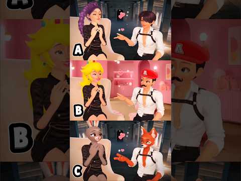 CHOOSE YOUR FAVORITE COUPLE 😘❣️ #roblox #animalhospital #shorts #youtubeshorts