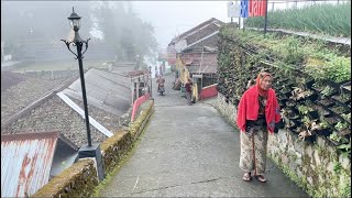 Suasana dingin kampung Jawa dipucuk gunung