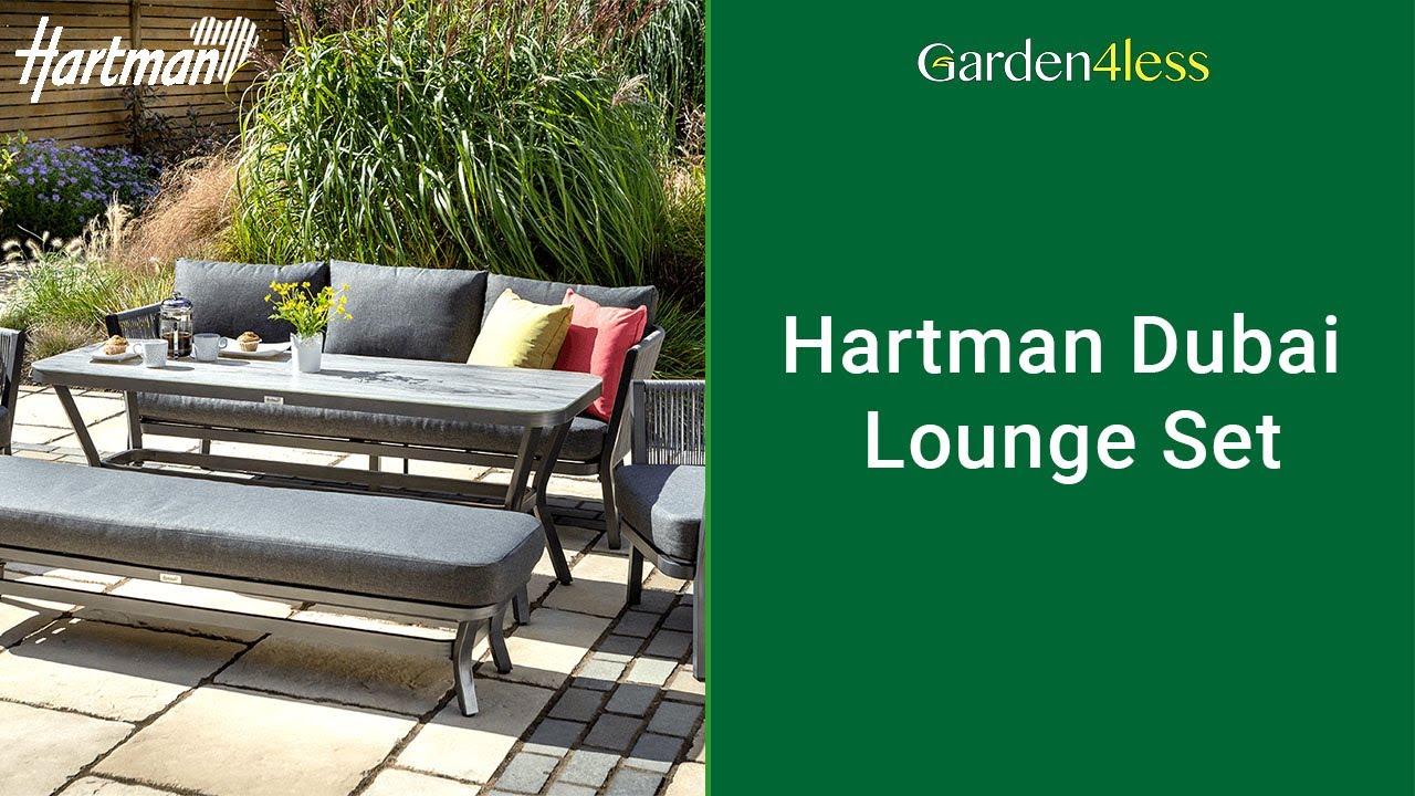 Hartman Dubai Lounge Garden Furniture Set A Closer Look At YouTube