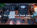 My portable desk setup and everyday carry  2024