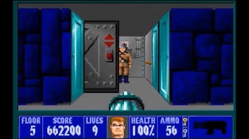 Wolfenstein 3D: Ultimate Challenge (Custom Level Mod) - Episode 1 Floor 5
