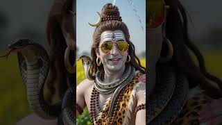 महादेव और पार्वती की रोमांटिक बाइक यात्रा ❤️🔱 | सरसों के खेतों में दिव्य प्रेम 😍 #shorts