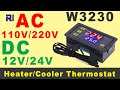 Comment utiliser le contrleur de relais de chaleur et de froid du thermostat w3230 ac dc 12 v24 v120220 v p1  p8