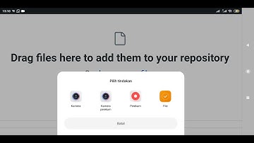 Cara upload file ke github pake hp android tanpa ribet sekali klik langsung terupload 100%work