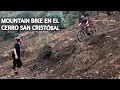 Mountain bike enduro con platos ovalados saltos curvas y cadas en el cerro san cristbal