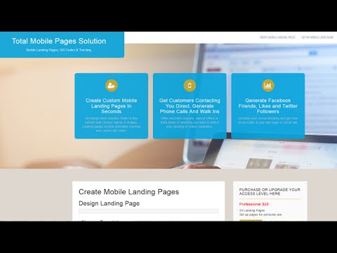 Total Mobile Pages JV Demo - YouTube