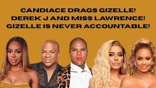 Candiace Dillard Bassett, Derek J, Miss Lawrence, Giselle Bryant, Robyn Dixon  #RHOP #RHOA