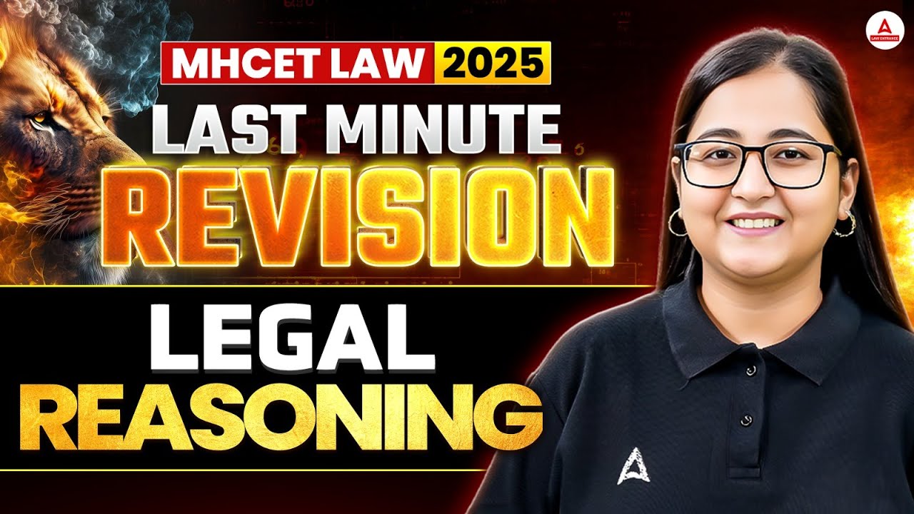 MHCET Law 2025 Legal Reasoning In One Shot | Imp Legal Questions for ...