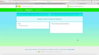 IXL Diagnostic Student Instructions