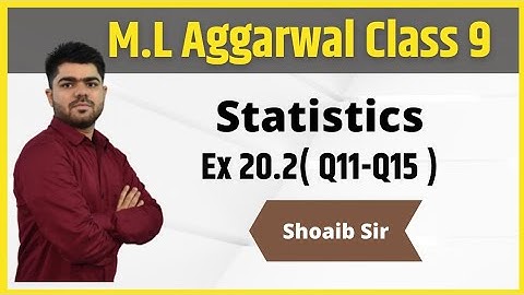 Class 9 | M.L Aggarwal | Statistics | Ex 20.2 | Part 03