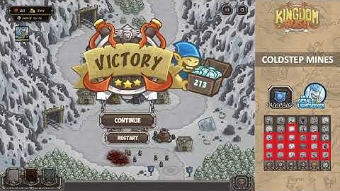 KINGDOM RUSH WALKTHROUGH #7 - COLDSTEP MINES