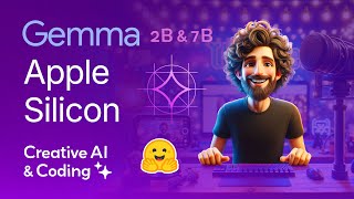 Google GEMMA AI on Apple Silicon Macs with Python & Hugging Face — Creative AI with Nono · Live 113