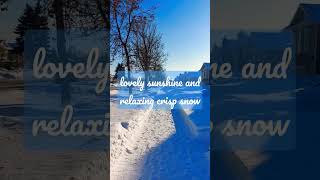 #lovelysunshine #crispsnow #sunny #goodvibes #snow #winter #nature #naturewonders #jayempiano