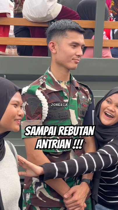 Momen Foto Bareng Polisi Militer Ganteng TNI Angkatan Darat ‼️