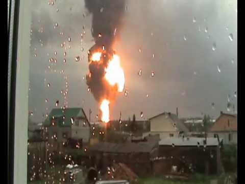 Giant Explosion With a Shockwave
