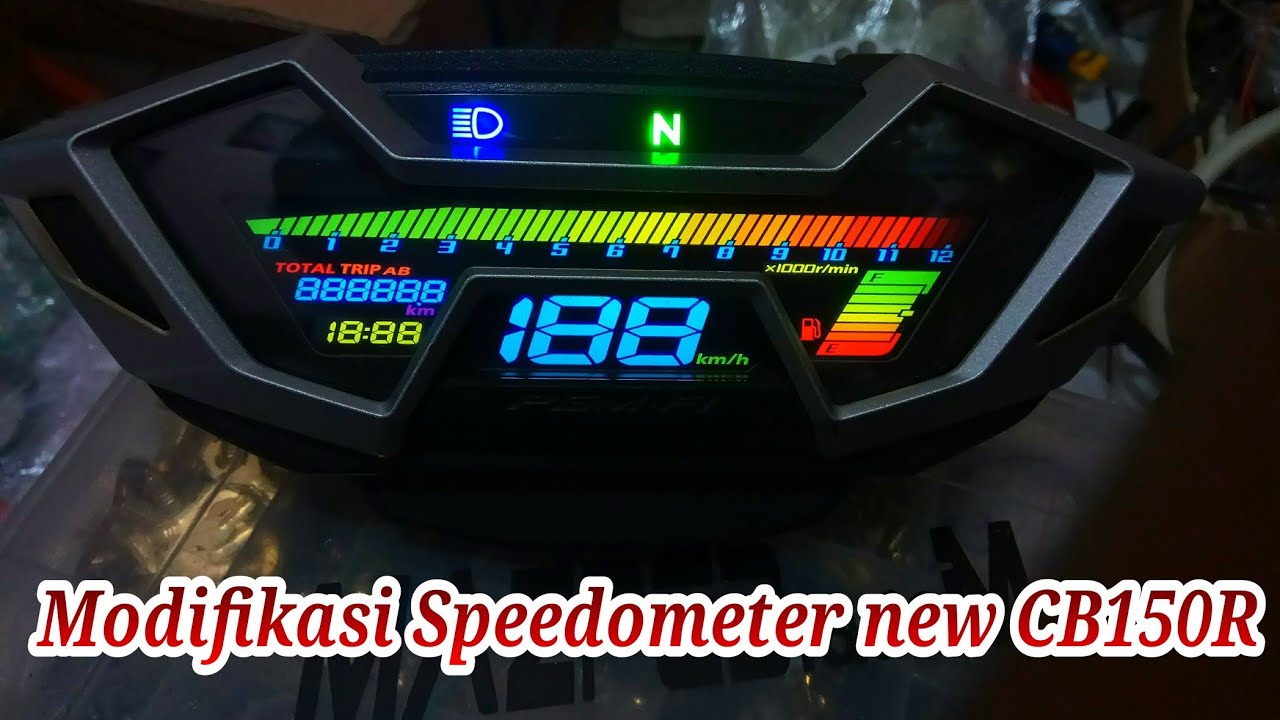 Tutorial Modifikasi Speedometer New CB150R YouTube