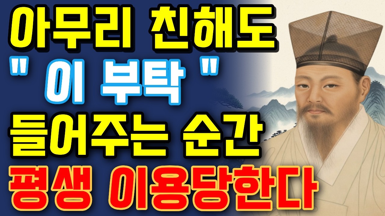 [정약용명언] 아무리 가까워도 