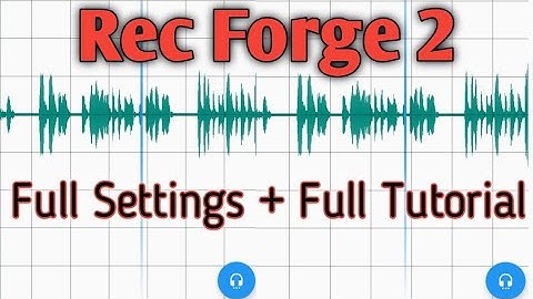 Best Audio Recorder For YouTube Videos From Mobile Phone | Rec Forge 2 Settings and Full Tutorial