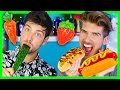 GUMMY FOOD vs. REAL FOOD 2!