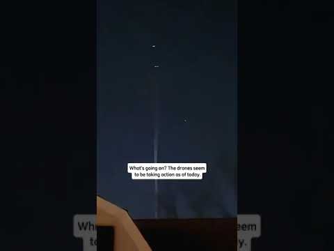 “НЛО” из Нью Джерси оставляет после себя след, похоже на распыление каких-то веществ.