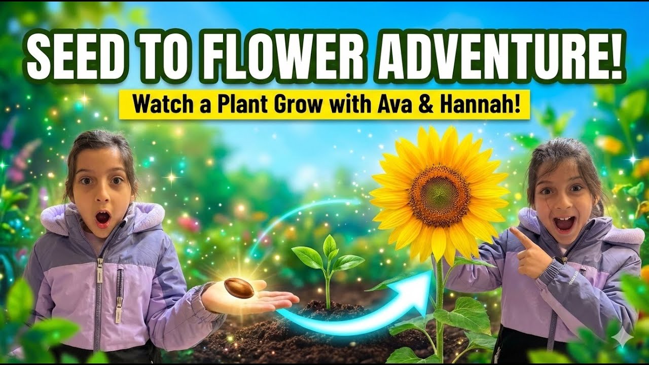 🌱 Plant Life Cycle Adventure! Learn How a Seed Becomes a Plant | Kids Science | Science for Kids
