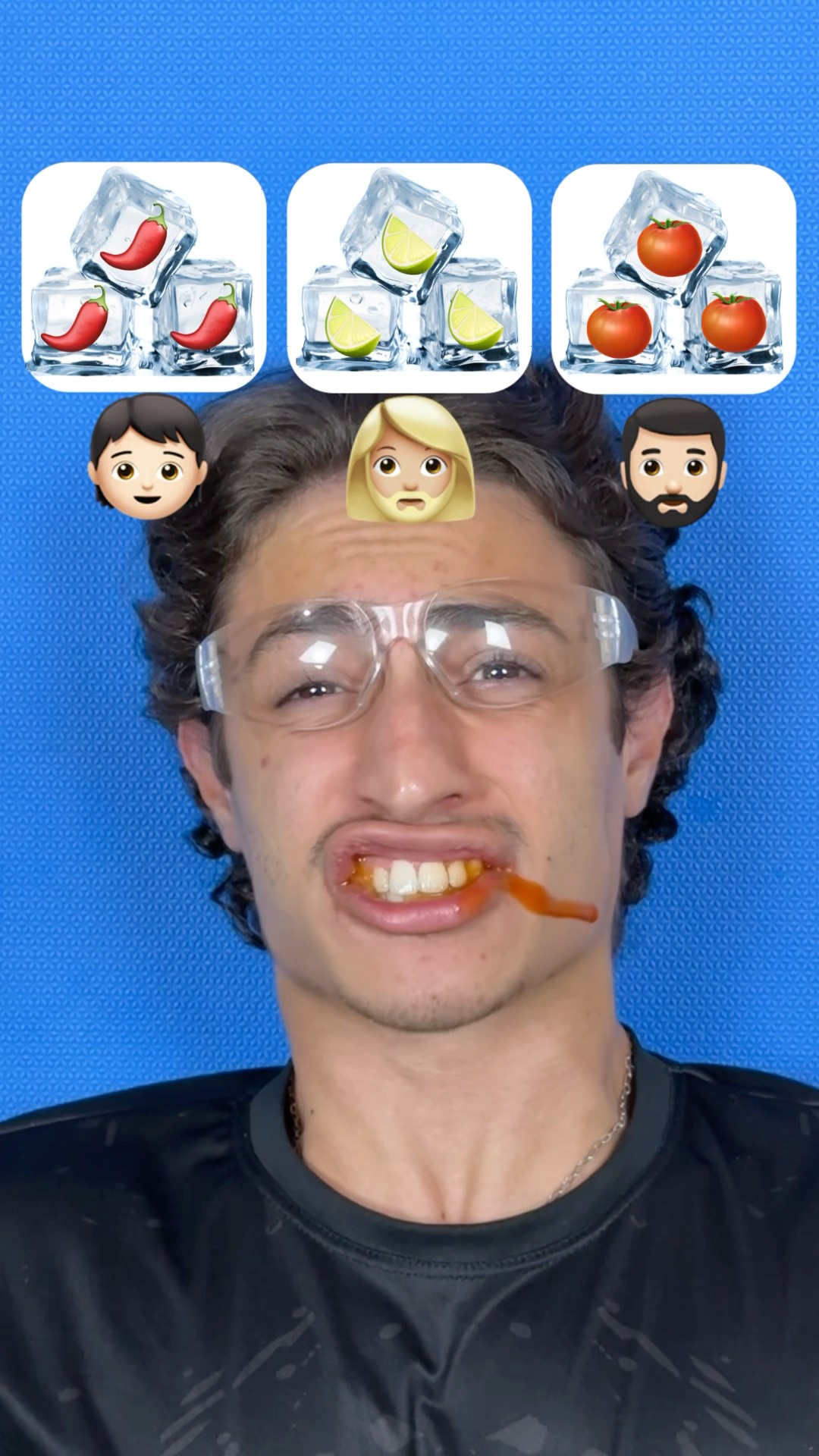 Quem vai comer o gelo ardido?!? #shorts #challenge