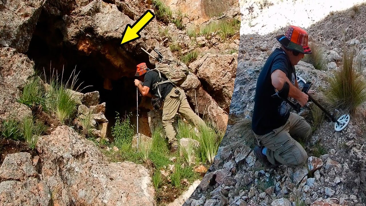 Exploro una Cueva y encuentro una SUPER PEPITA DE ORO / BIG NUGGET GOLD ...