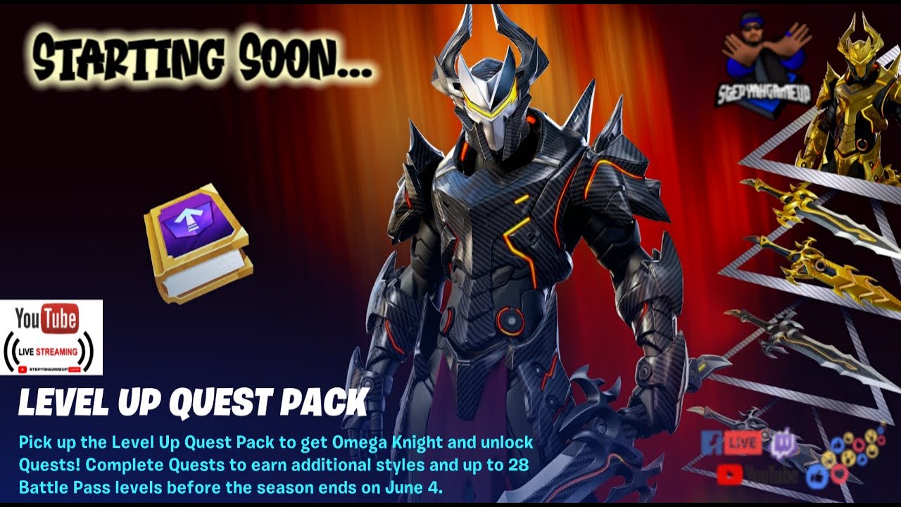 Live Fortnite Omega Knight Quest | Follower SUb Games | Day 7 Azeron |