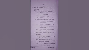 #Bilaspur University question papers #b.sc.3rd year English question papers