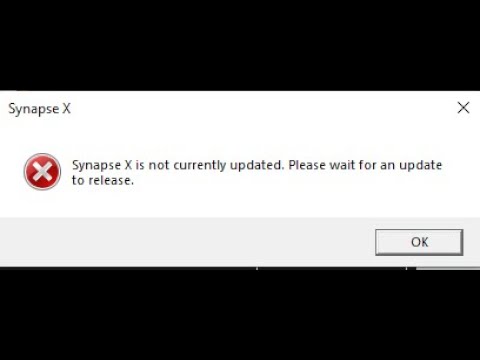FIX Error - Synapse X Is Not Currently Updated. Please Wait For An