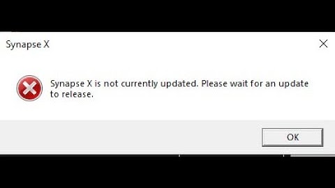 FIX Error - Synapse X Is Not Currently Updated. Please Wait For An Update To Release. (Tutorial)