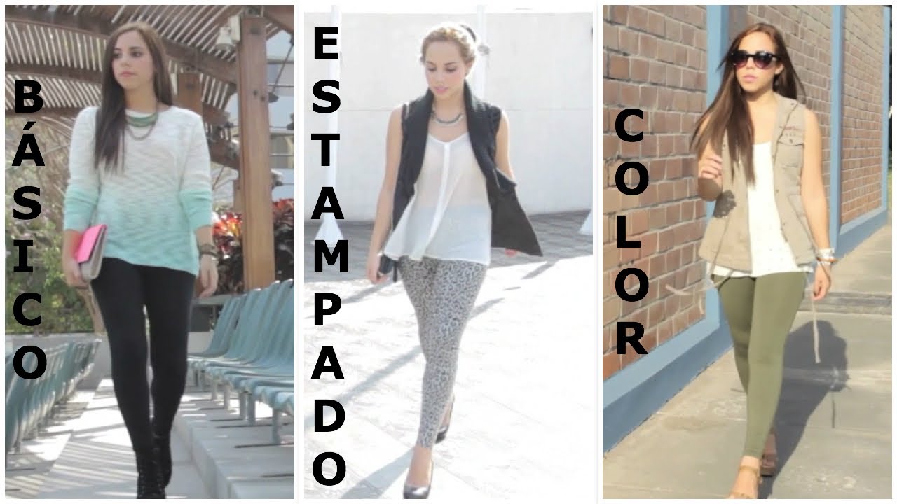 Cómo combinar leggings