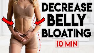 BLOATED BELLY STRETCH for trapped gas (ease stomach cramps) | 10 min