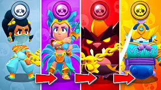 : EVERY VICTORY my Brawler Upgrades (Showdown Edition)