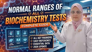 Biochemistry tests normal Ranges.A to Z all test.NHS laboratory normal ranges#knowledge#education