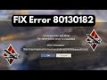 Fix War Thunder Authorization Server Unavailable Error 80130182 (100% Working)