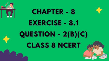 Exercise8.1 | Chapter 8 | Q2(b)(c) Class 8 |  Algebraic Expressions and Identities - Math NCERT