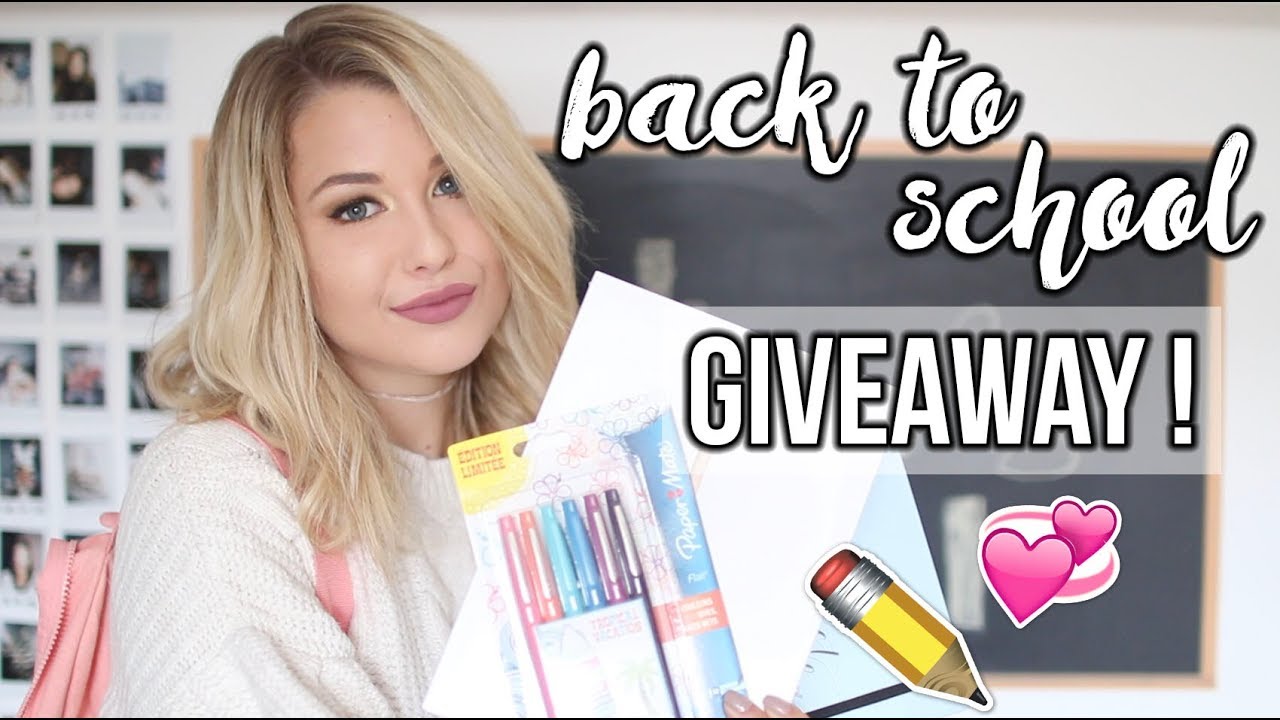 BACK TO SCHOOL HAUL & CONCOURS ! ( IPAD, HERSCHEL, MAKEUP & MORE ! )  CONCOURS TERMINÉ !
