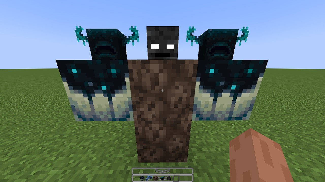what if you create a Warden Double Witheeer in MINECRAFT - YouTube