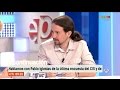 Iglesias: "Los caladeros de votos de Podemos y Ciudadanos son muy diferentes"