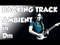 Slow Bluesy rock Guitar Backing Track Jam in dm